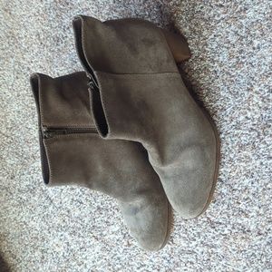 J.crew Suede Heeled Ankle Boot